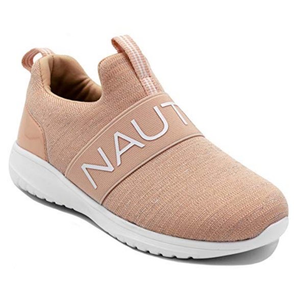Nautica Other - Nautica Athletic Sneaker Canvey Girl's Apricot Sparkle Size 5 New in Box